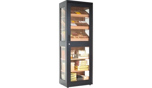 adorini Humidor Cabinet Capri Deluxe zwart