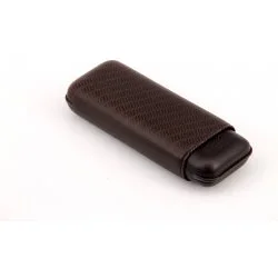 Davidoff Sigarenkoker XL-2 Bruin Leer 'Plezier'