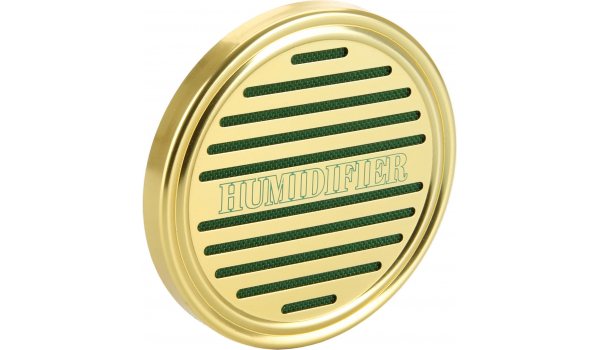Luchtbevochtigingsspons rond goud