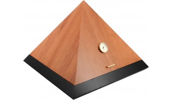 adorini Humidor Pyramid Deluxe L Bi-Color Cedro Zwart