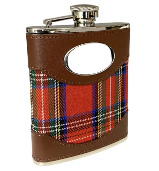 Heupfles Finley Tartan 180 ml