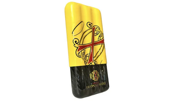 Fuente Opus X Society Koolstofvezel Etui Geel en Zwart