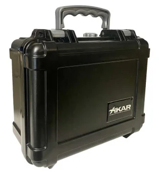 Xikar reishumidor, plastic zwart 20 sigaren (225XI)