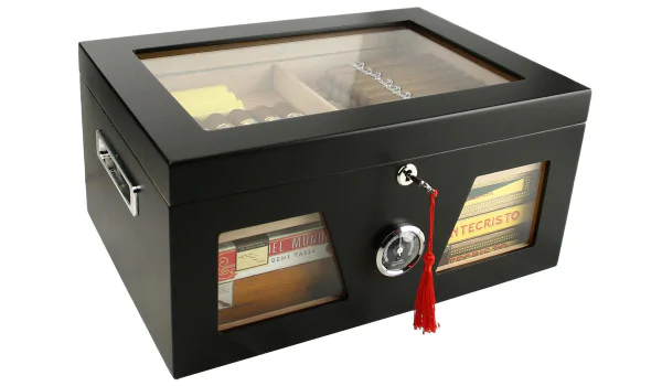 Angelo Gastronomie Humidor Zwart