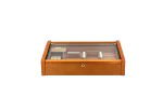 adorini Vega Deluxe Glazen Bovenkant Humidor Mahonie foto 20