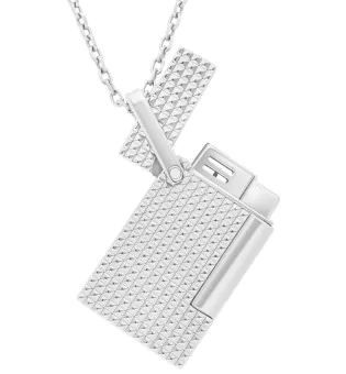 S.T. Dupont Halsketting Aansteker Zilver K27066CH