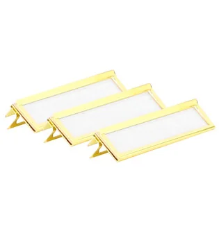 adorini Etiket Clips Metaal goud verpakking van 3