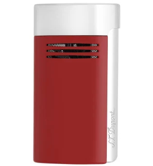 S.T. Dupont Megajet aansteker Rood & Chroom