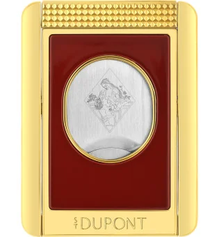 S.T. Dupont Romeo y Julieta sigarenknipper en staander rood wit 003550