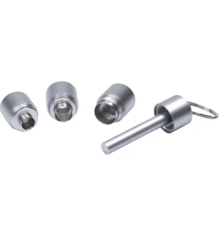 Sigaar Punch knipper 3 Bladen Zilver