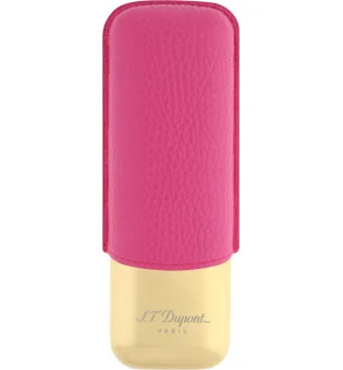 S.T. Dupont sigarenkoker voor 2 sigaren roze/goud 183245