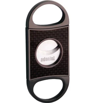 adorini 'Fusion' knipper met dubbele messen Gun Metal speciale editie carbon