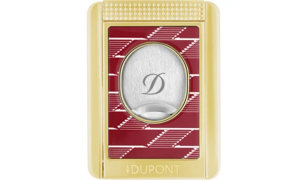 S.T. Dupont sigarenknipper en -steun monogram 1872 bordeauxrood 003478