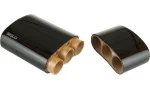 Siglo macassar ebbenhouten hoesje voor 3 Robusto 3 sigaren
