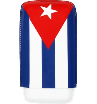 Sigarenkoker Cubaanse vlag voor 3 sigaren