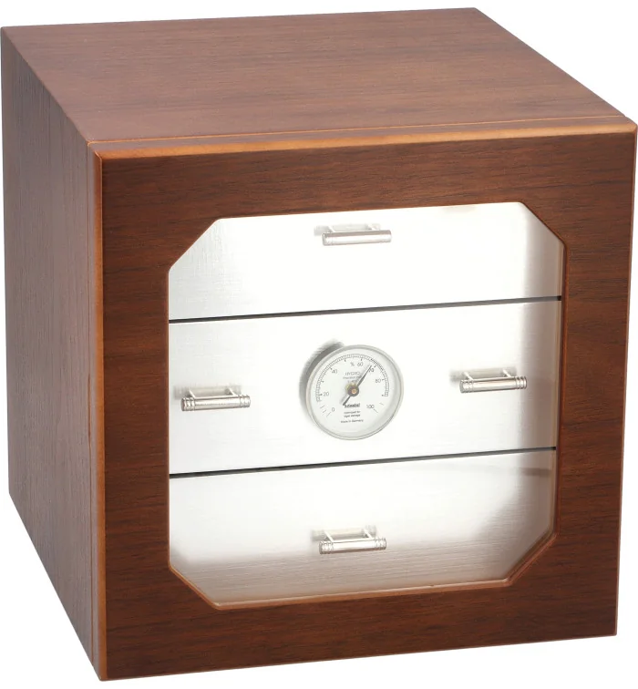 Adorini Humidor Chianti M Walnoot/ Alu - Deluxe