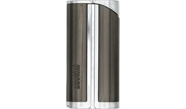 adorini Single Jet Curve Aansteker Gunmetal incl. Sigarenknijper foto 4