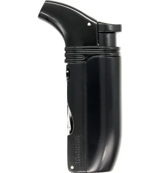 adorini Puroso, dubbele aansteker, gitzwart Solingen mes