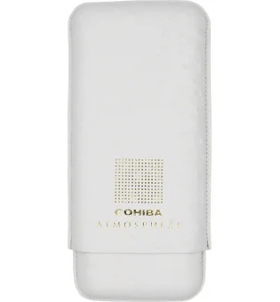 Cohiba Atmosphere Sigarenkoker Leer Wit en Goud