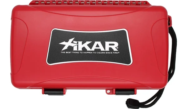 Xikar Travel Humidor Rood voor 10 sigaren