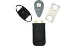 Adorini leren zwarte hoes - knipper 70 creditcard formaat foto 2