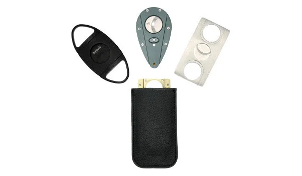 Upgrade-item adorini leren etui zwart voor cutters