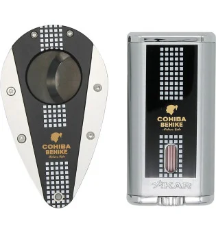 Xikar Cohiba Behike sigarenknipper- en aansteker set