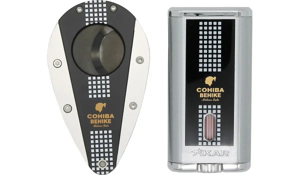 Xikar Cohiba Behike sigarenknipper- en aansteker set
