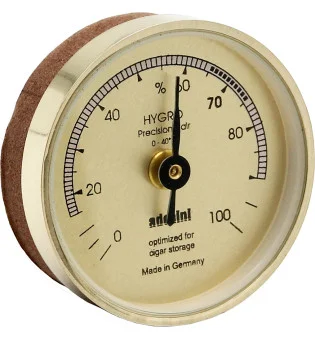 Adorini Hygrometer Goud met Afdichtstrip