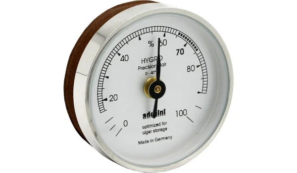 Adorini Hygrometer Zilver met Afdichtstrip