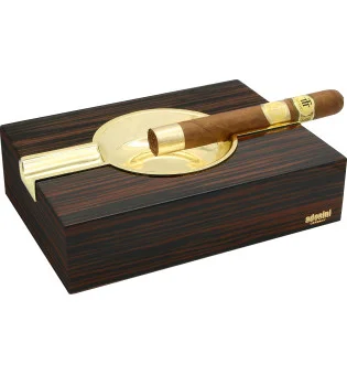 adorini sigarenasbak ebbenhout hoogglans