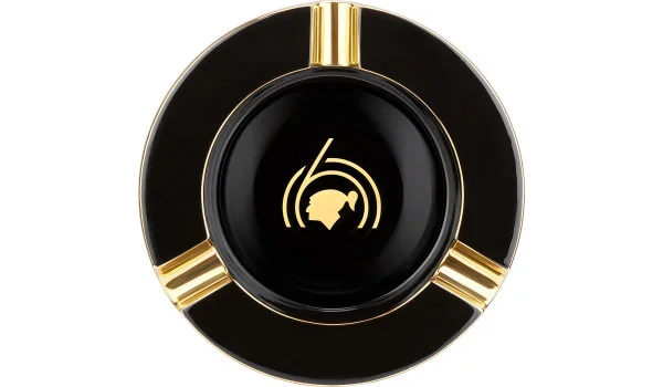 S.T. Dupont XL Ashtray Cohiba 60 zwart en goud 006472