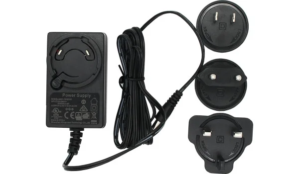 Set reserveonderdelen voor de stroomadapter (VS, VK, EU) – voor elektronische luchtbevochtiger LV XL foto 2
