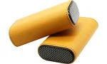 Sigaar Leren Etui Geel / Carbon foto 7