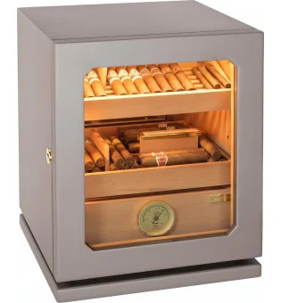 adorini Humidor Lumina Medium Deluxe lichtgrijs